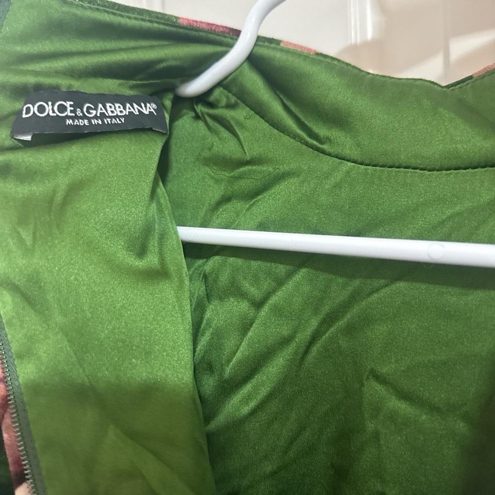 Dolce & Gabbana Vibrant Green Dress - Picture 5 of 7